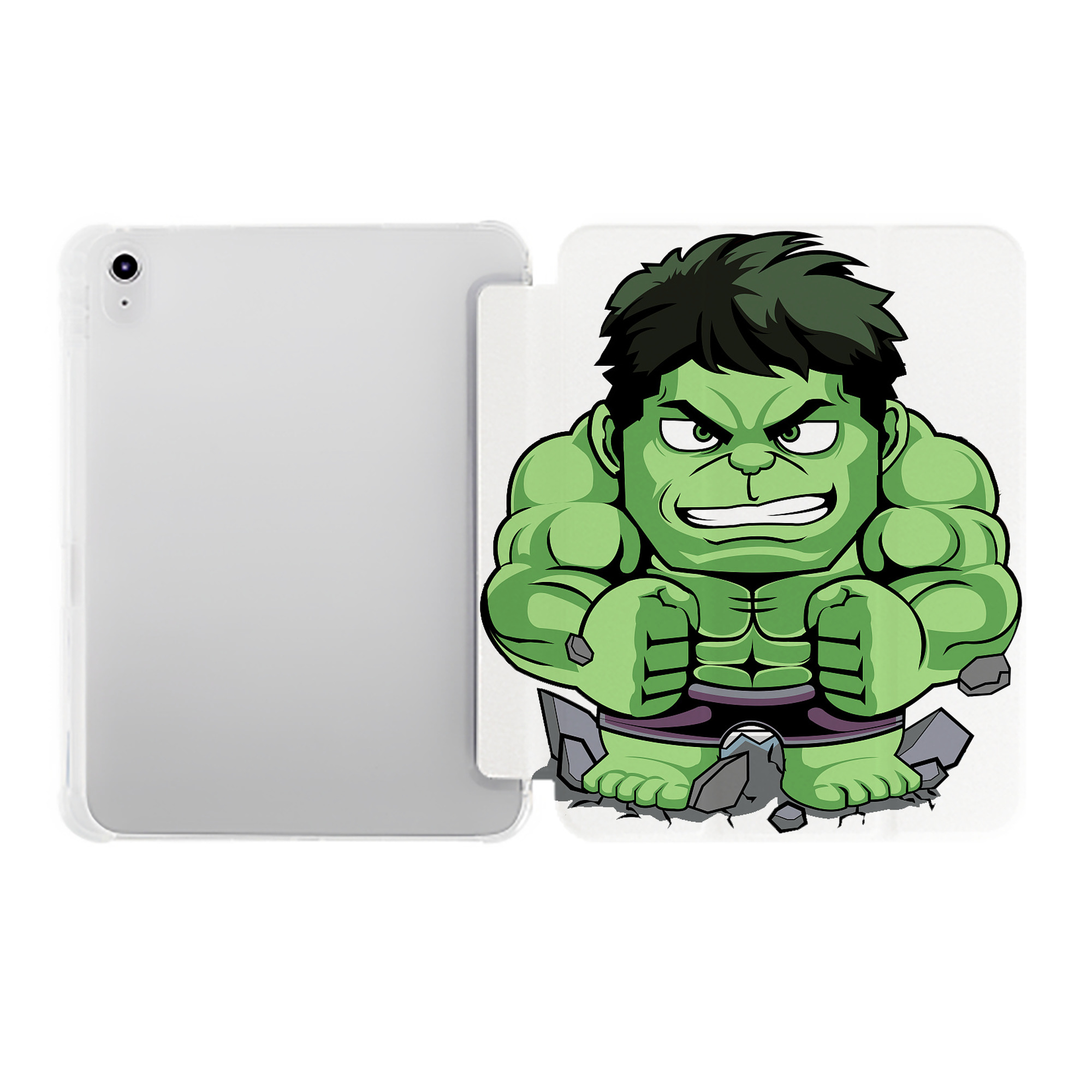 （画像用） アベンジャーズ The Avengers IPad ケース ペン収納付き 三つ折りスタンド PUレザー×シリコン 対応機種9.5/10.5/10.9インチ